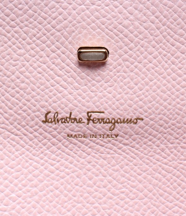 abo0068266 4 Salvatore Ferragamo 2way Shoulder Clutch Bag Pink