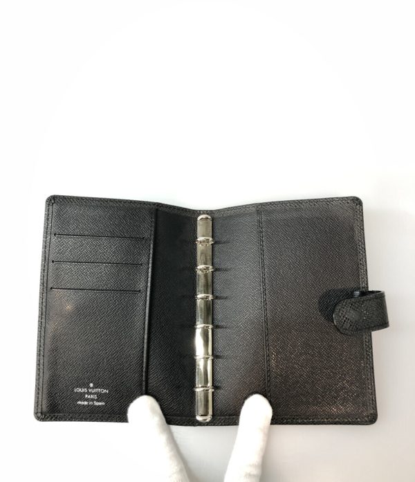 abo0068339 3 Louis Vuitton Notebook Cover Agenda PM Black