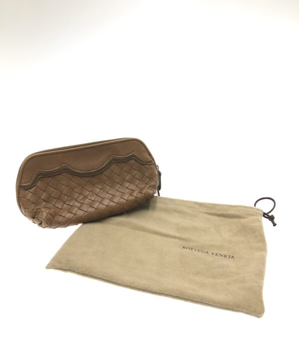 abo0069152 8 Bottega Veneta Pouch Intrecciato Brown