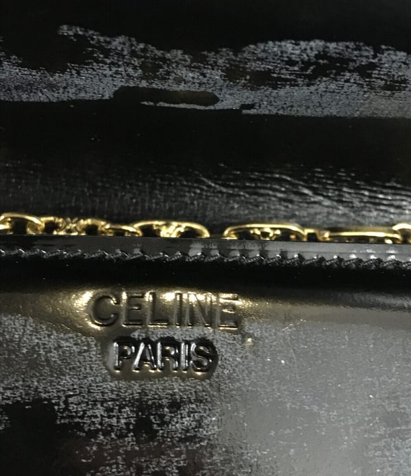 abo0071028 4 Celine Chain Shoulder Bag Black