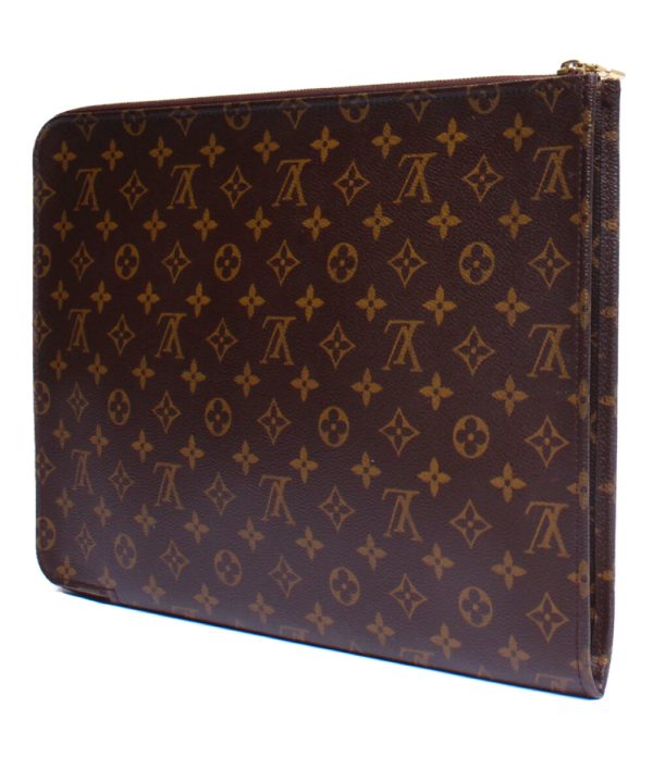 abo0071120 2 Louis Vuitton Clutch Document Brown