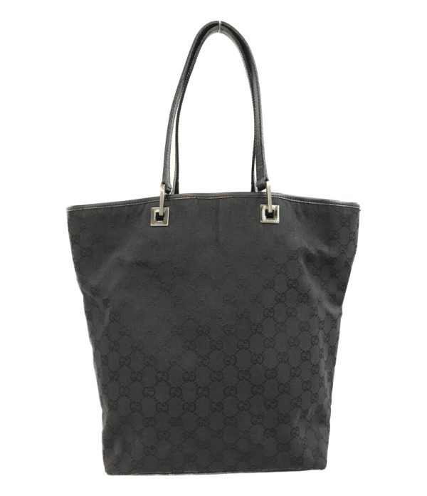 abo0071852 1 Gucci Tote Bag GG Canvas Black