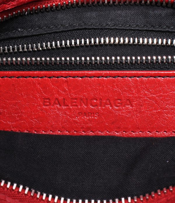 abo0071915 4 Balenciaga 2way Handbag Shoulder Crossbody Red