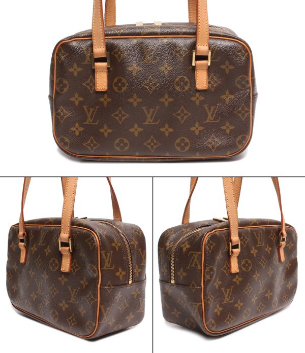 abo0073031 2 Louis Vuitton Shoulder Bag Closure Shite MM Brown