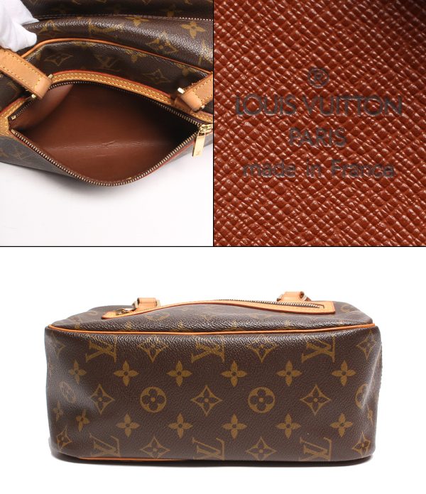 abo0073031 4 Louis Vuitton Shoulder Bag Closure Shite MM Brown