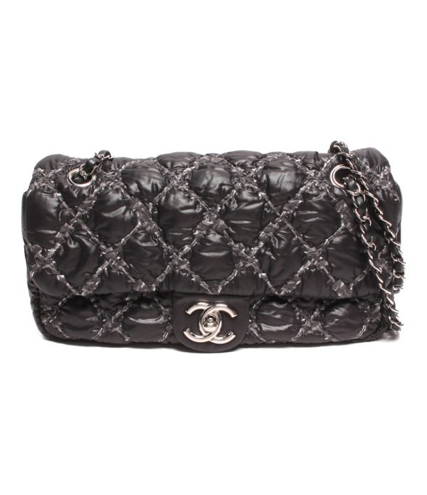 abo0073043 1 Chanel Chain Shoulder Bag Paris Vizance Black