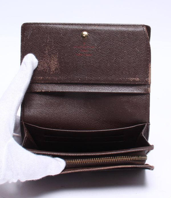 abo0073783 3 Louis Vuitton Wallet Portefeuille Tresor Brown