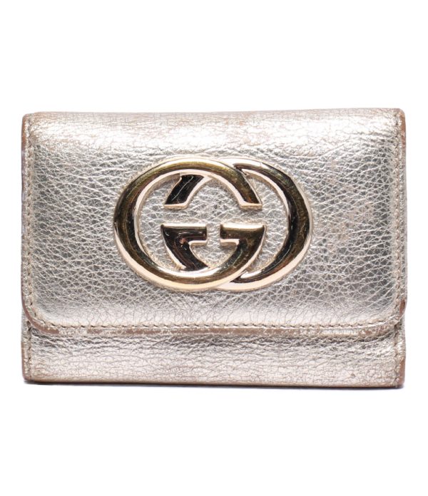 abo0073840 1 Gucci 6 Key Case Interlocking Gold