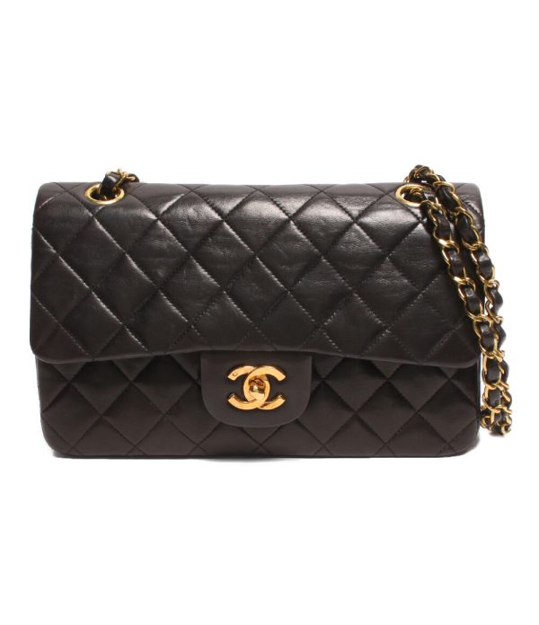 abo0073911 1 Chanel Chain Shoulder Bag Matelasse 23 Black