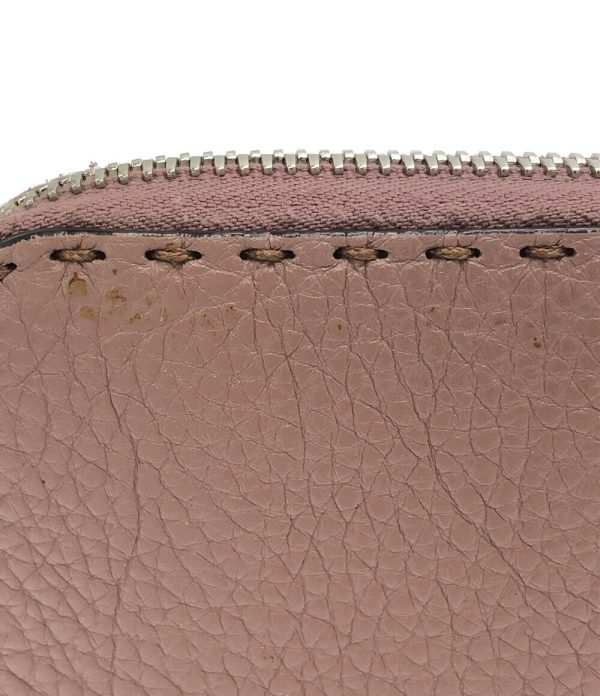 abo0074621 8 Fendi Round Zipper Long Wallet Pink