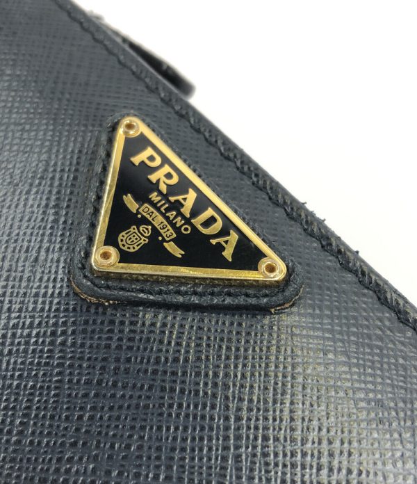 abo0074622 8 Prada Bi fold Long Wallet Navy