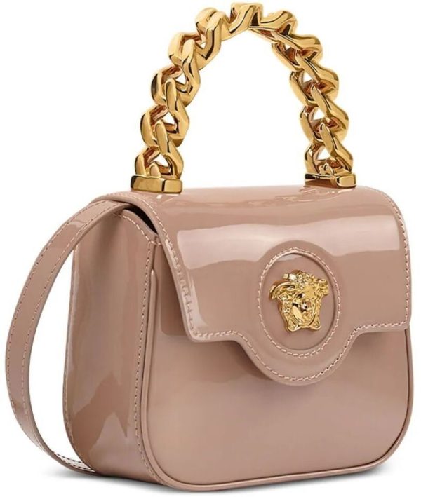 ac97622b13fcee5 ia 2 Versace Bag Blush Leather Crossbody Gold