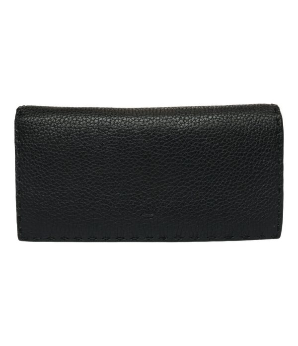 aol0110560 1 Fendi Long Wallet Selleria Black