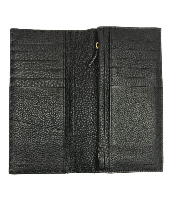 aol0110560 3 Fendi Long Wallet Selleria Black