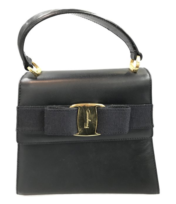 aol0110583 1 Salvatore Ferragamo Mini Handbag Vara Black