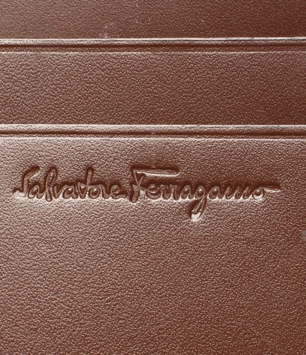 aol0114226 4 Salvatore Ferragamo Long Wallet Gancini Brown