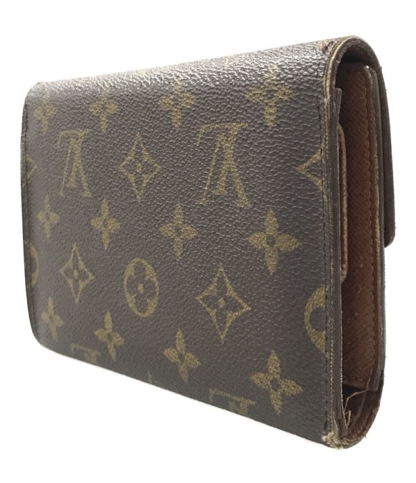 aol0114658 2 Louis Vuitton Wallet Porte Tresor Etuy Brown