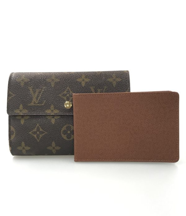 aol0114658 8 Louis Vuitton Wallet Porte Tresor Etuy Brown