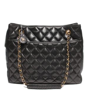 aol0117066 1 Chanel Boy Chanel Chain Shoulder Bag Lambskin Black