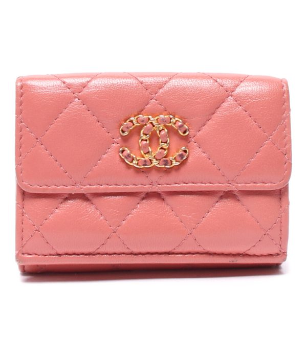 aol0118572 1 Chanel Trifold Wallet Pink