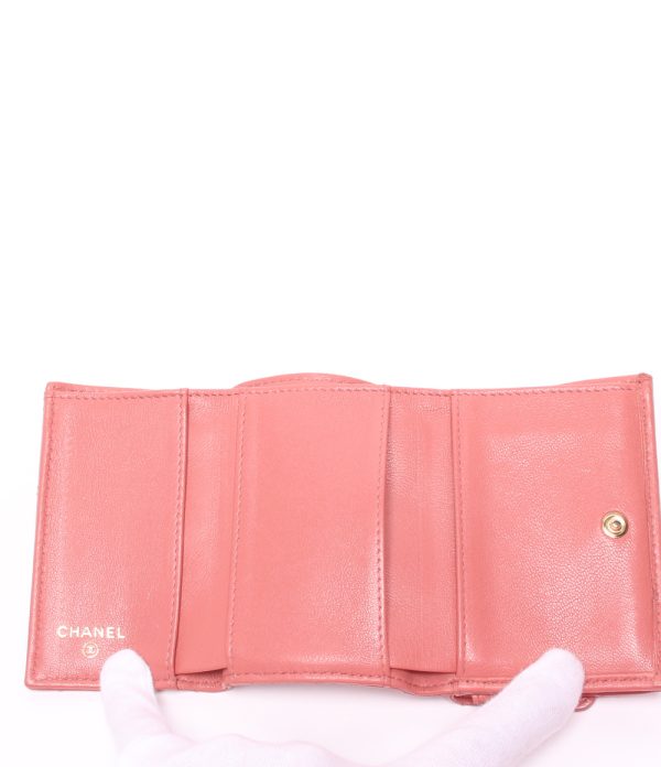 aol0118572 3 Chanel Trifold Wallet Pink