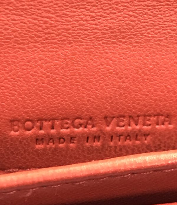 aol0119292 4 Bottega Veneta Business Card Holder Case Orange