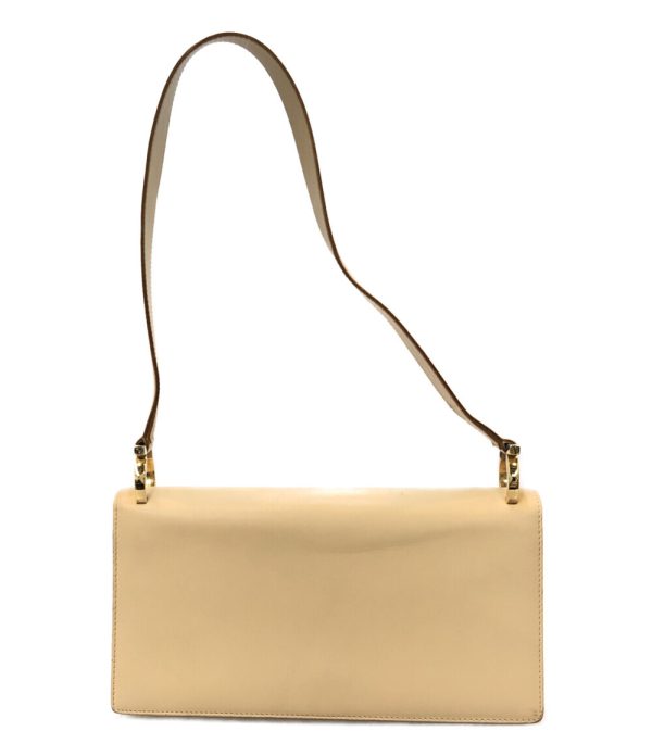 aol0119340 1 Salvatore Ferragamo Shoulder Bag Gancini Beige