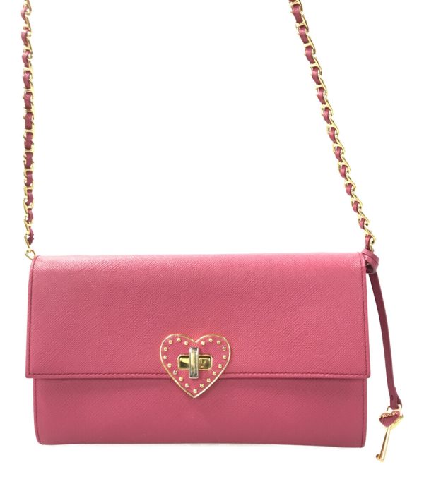 aol0119614 1 Prada Shoulder Wallet Shoulder Bag Crossbody Pink