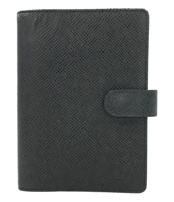 aol0120064 1 Louis Vuitton Notebook Cover Agenda PM Black