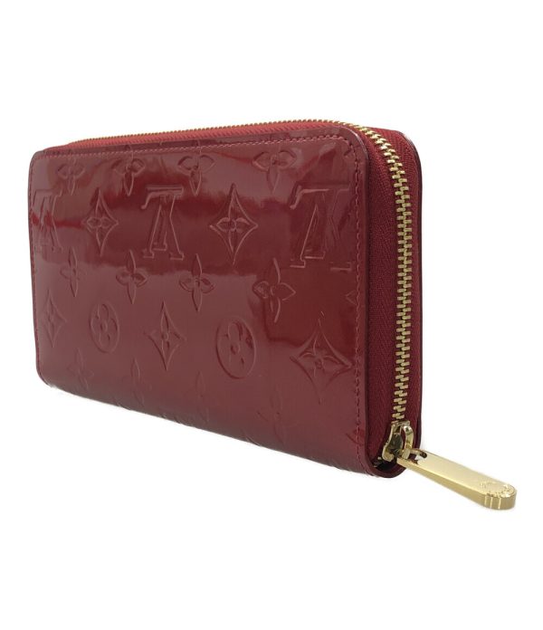 aol0120718 2 Louis Vuitton Round Zipper Long Wallet Vernis Red