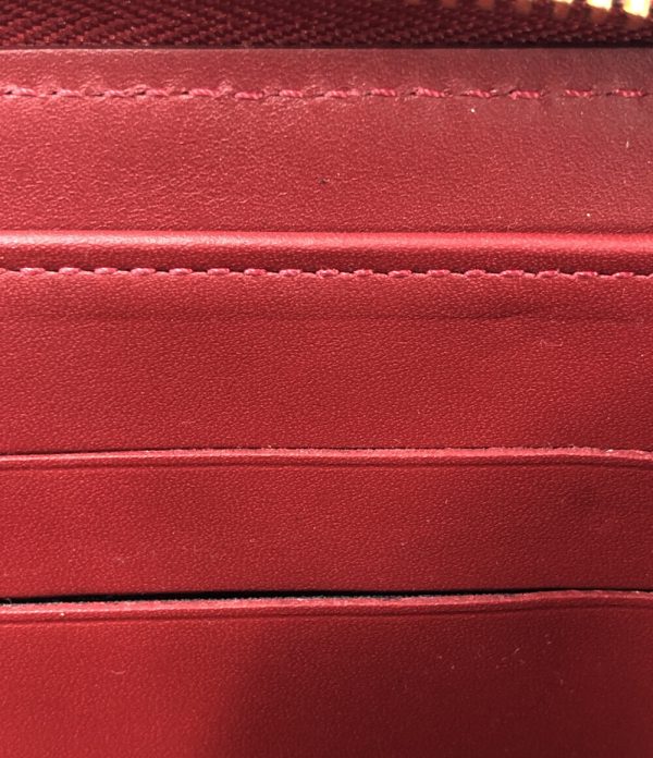 aol0120718 5 Louis Vuitton Round Zipper Long Wallet Vernis Red