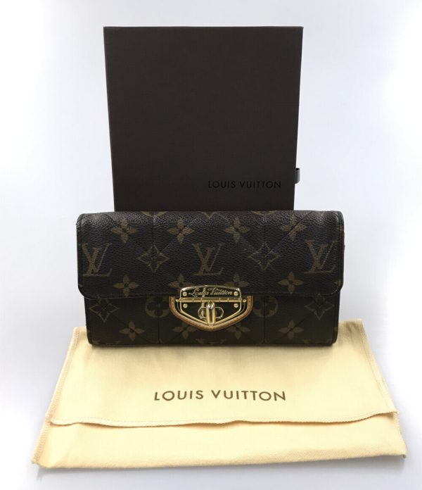 aol0122130 8 Louis Vuitton Long Wallet Portofeuil Sarah Brown