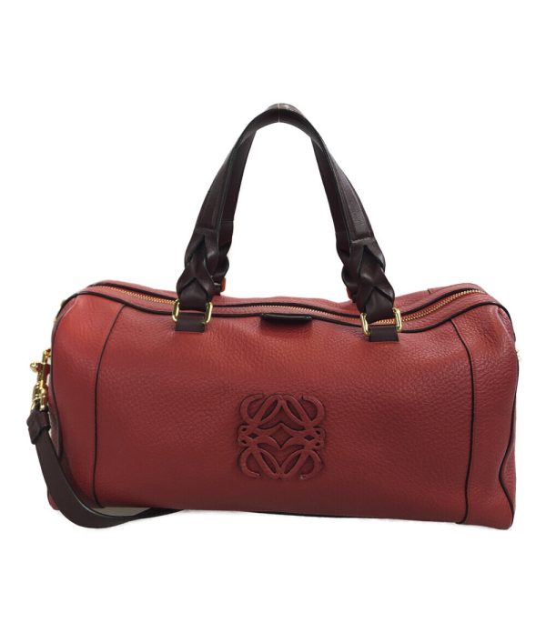 aol0122335 1 Loewe Mini Boston Bag Fusta 35 Red