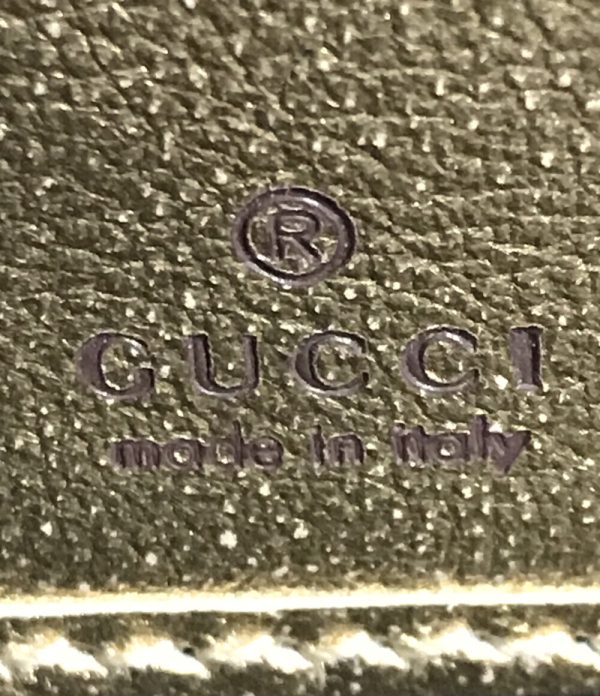 aol0122597 4 Gucci Round Zipper Long Wallet GG Marmont Gold