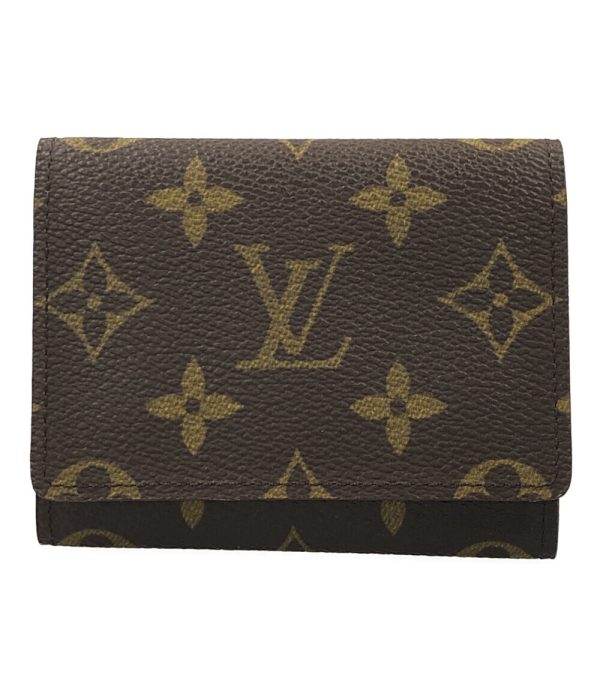 aol0123113 1 Louis Vuitton Case Anvelop Carte de Visit Brown