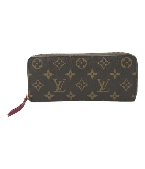 aol0123148 1 Louis Vuitton Wallet Portefeuille Clemence Brown