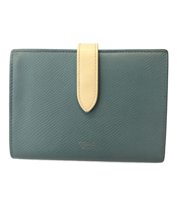 aol0123732 1 Celine Bifold Wallet Blue