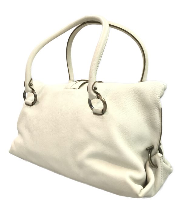 aol0123956 2 Salvatore Ferragamo Handbag Shoulder Gancini White