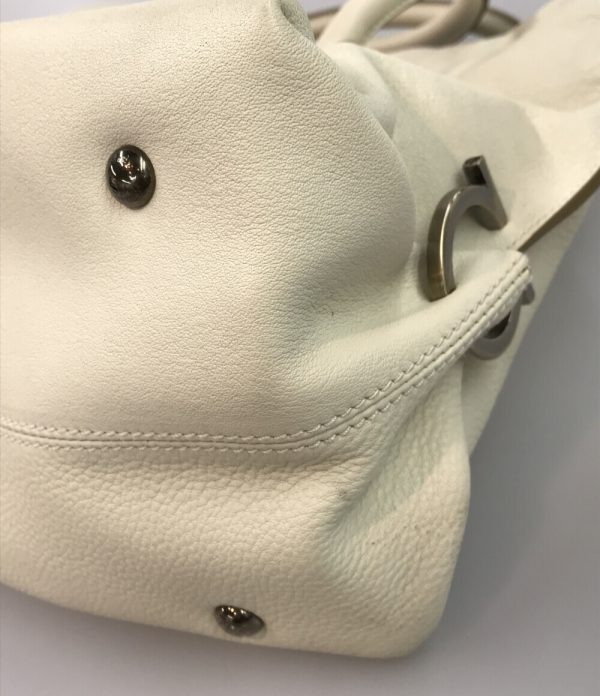 aol0123956 7 Salvatore Ferragamo Handbag Shoulder Gancini White