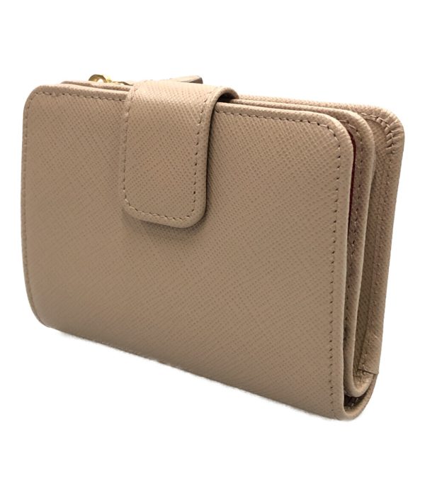 aol0127083 2 Prada Bifold Wallet Beige