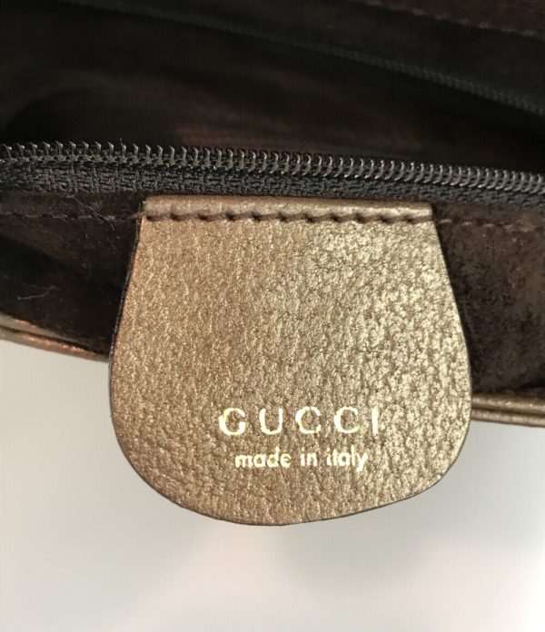 aol0127325 4 Gucci Handbag Bamboo Brown