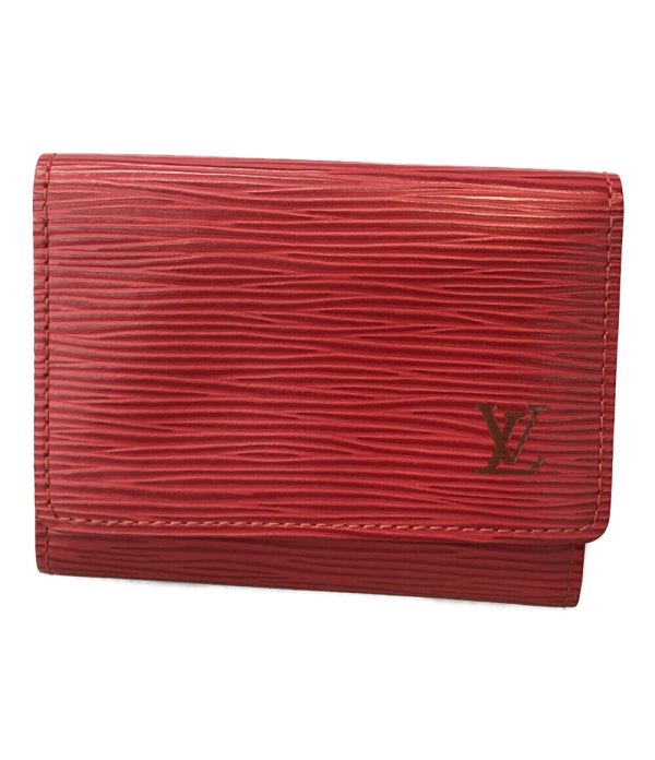 aol0127853 1 Louis Vuitton Case Anvelop Carte de Visite Red