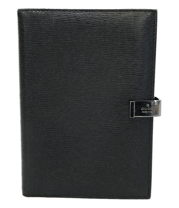 aol0129067 1 Gucci Notebook Cover Silver Hardware Black