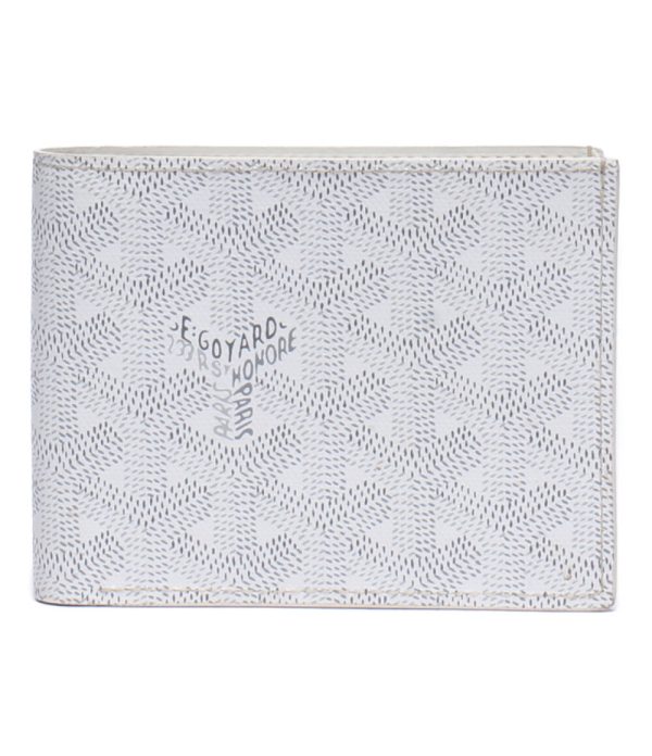 aol0129273 1 Goyard Bifold Wallet Saint Florentine White