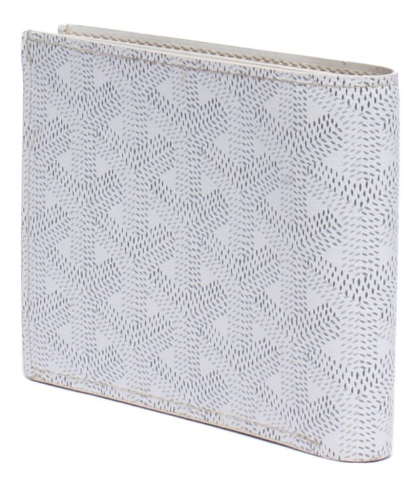 aol0129273 2 Goyard Bifold Wallet Saint Florentine White