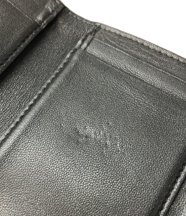 aol0129851 6 Christian Dior Trifold Cannage Lotus Wallet Black