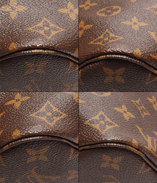 aol0129865 5 Louis Vuitton Tote Bag Pouch Neverfull MM Brown