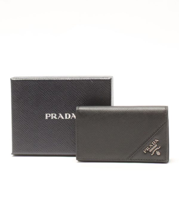 aol0130087 6 Prada Business Card Case Black