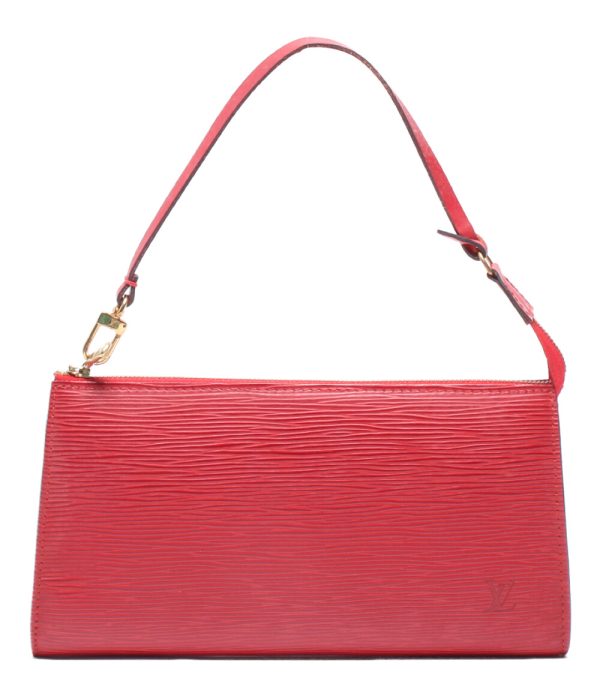 aol0131887 1 Louis Vuitton Handbag Pochette Accessory Epi Red