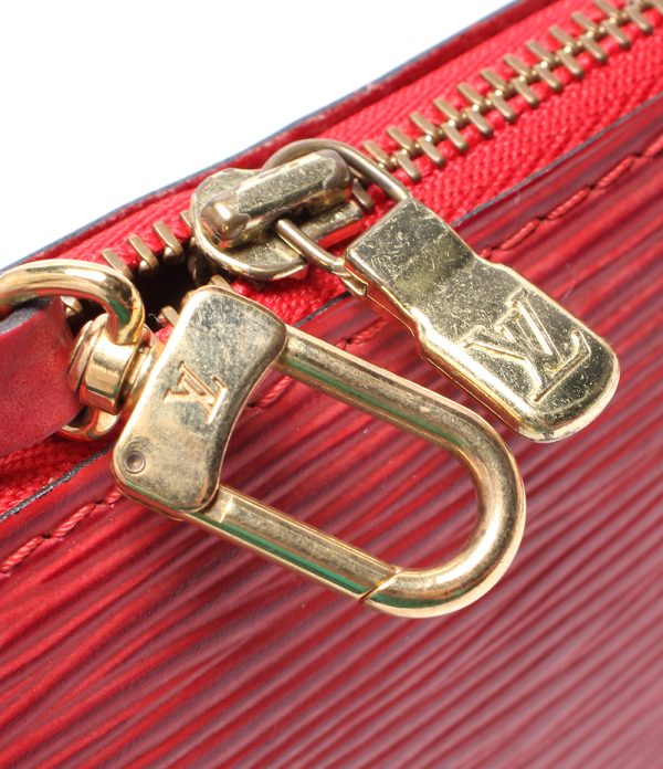 aol0131887 6 Louis Vuitton Handbag Pochette Accessory Epi Red